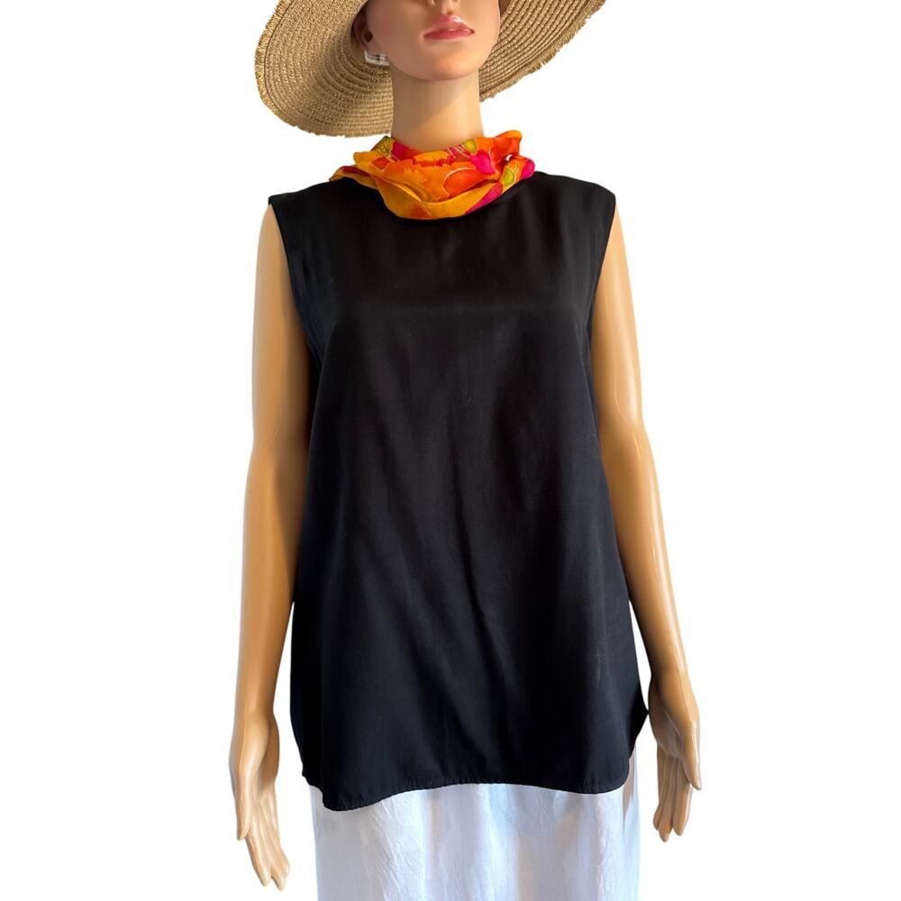 Talbots Basic Back Button Back Shell Top, Women's Size 16